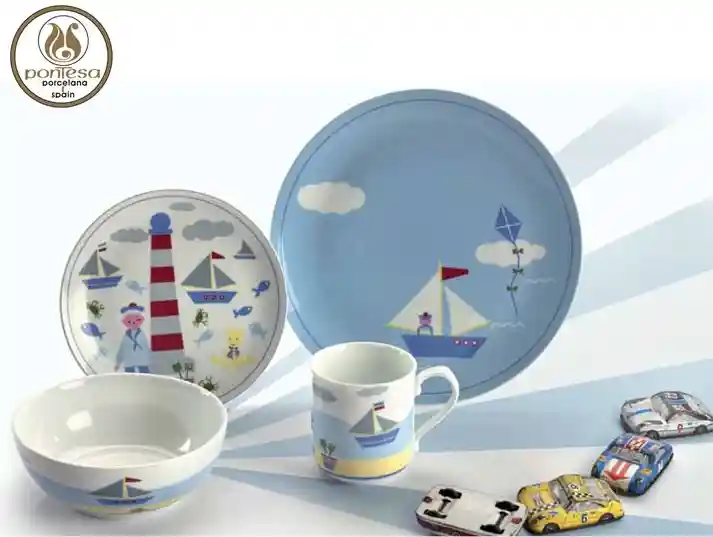 vajilla infantil personalizada